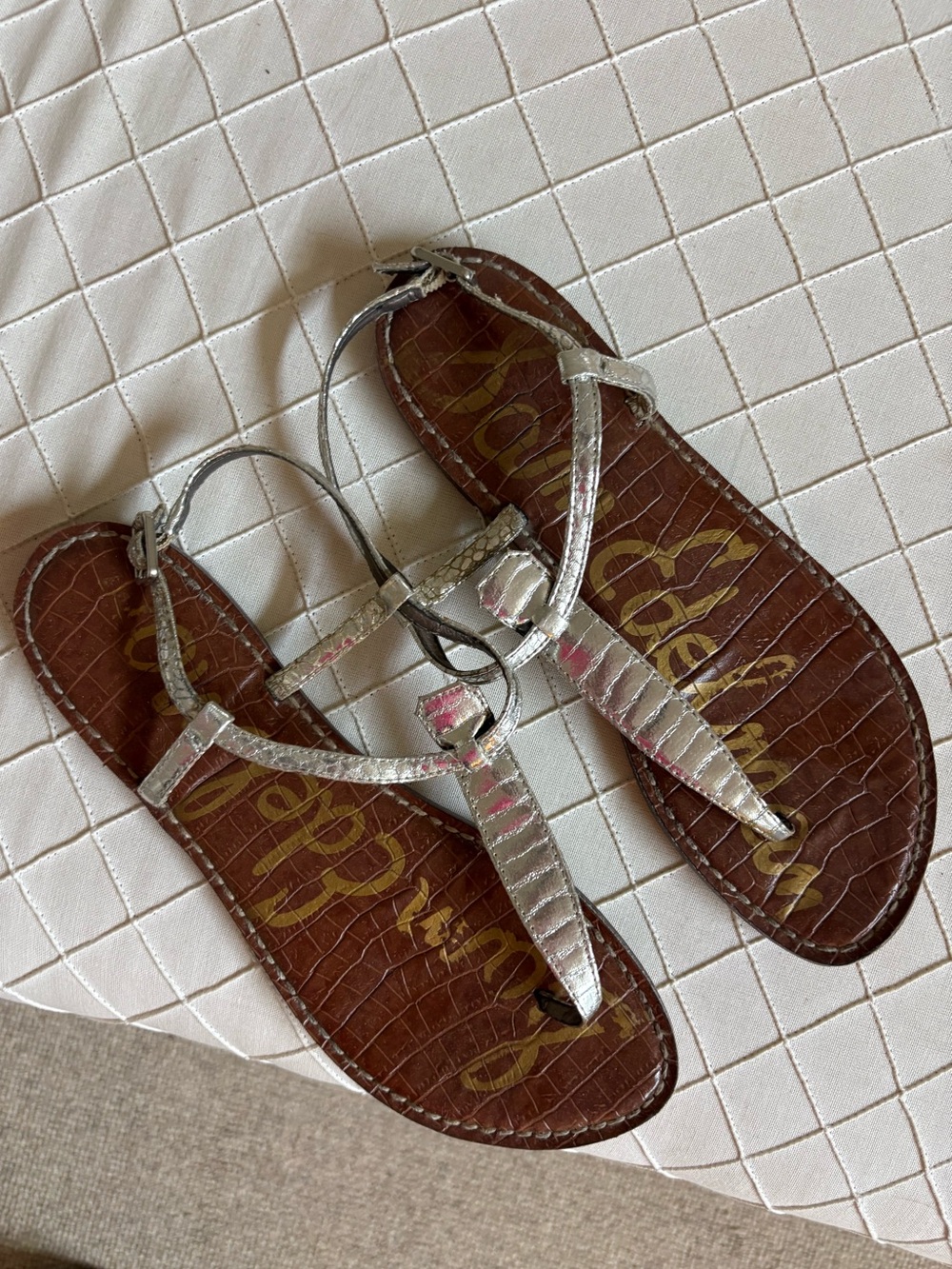 Sam Edelman Silver Sandals
